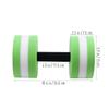 Homoyoyo Aquatic Exercise Dumbbells Fitness Barbell EVA Foam Hand Bars Soft Padded for Water Aerobics Swimming Pool Green view 4