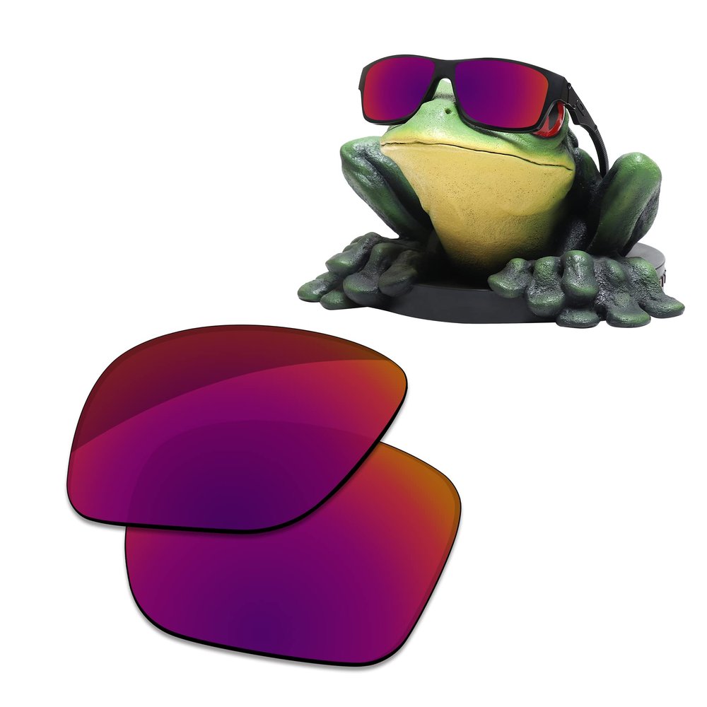 Acefrog AR Coated Polarized Replacement Lenses/Earsocks for Oakley Jupiter Squared OO9135 Sunglasses - Midnight Sun