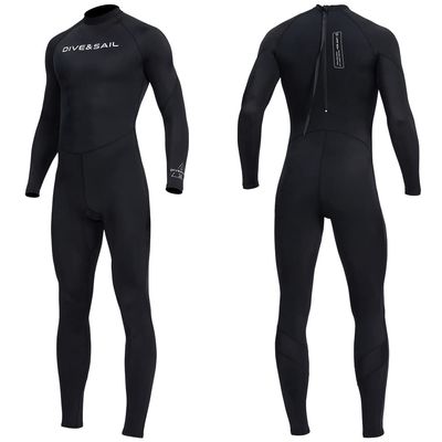 Dive Skins for Women Men Full Body Swimsuit Rash Guard Scuba Skin Thin Wetsuit, One Piece Long Sleeve Quick Dry Diving Skin UV Protection Surfing Spandex Wet Suit for Water Sport (3XL, Men-Black)