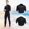 Dive Skins for Women Men Full Body Swimsuit Rash Guard Scuba Skin Thin Wetsuit, One Piece Long Sleeve Quick Dry Diving Skin UV Protection Surfing Spandex Wet Suit for Water Sport (3XL, Men-Black) view 3