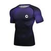 Red Plume Men's Compression Shirt Short Sleeve Printing Cool Dry T-Shirt Running Sports Baselayer Tee (Color 18, L) view 3