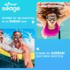 Seago Swim Goggles No Leaking Anti-Fog Swimming Goggles for Adult Men Women Youth Junior with Soft Silicone Gasket, UV Protection Waterproof 180 Clear Vision, Triathlon Pool Goggles Swim Glasses view 4