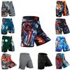 Roar Kids Mixed Martial Arts MMA Shorts BJJ Cross Training Gym Boxing Grappling Kickboxing Muay Thai Workout Shorts (Y-Medium, Spider) view 1