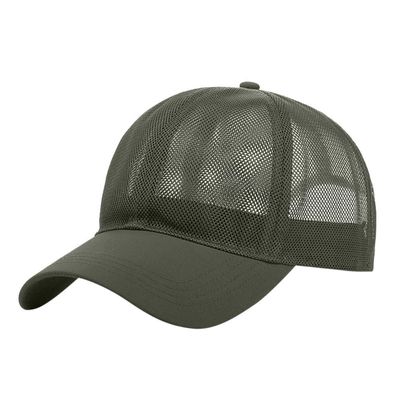 Summer Full Mesh Baseball Caps for Men Women Adjustable Sun Hats Lightweight Cooling Outdoor Sports Hats Breathable Army Green