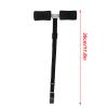 Alvinlite Bed Sit Up Exercise Bar, Adjustable Crunches Abdomen Trainer Portable Lightweight Situp Bar for Home Office Travel view 2