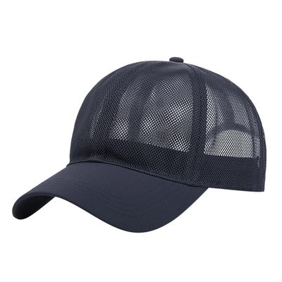 Summer Full Mesh Baseball Caps for Men Women Adjustable Sun Hats Lightweight Cooling Outdoor Sports Hats Breathable Navy
