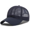 Summer Full Mesh Baseball Caps for Men Women Adjustable Sun Hats Lightweight Cooling Outdoor Sports Hats Breathable Navy view 2