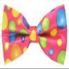 Carahere Mens Handmade Stylish Patterned Pre-Tied Bow Ties M126 Red Yellow Green view 1
