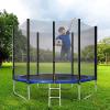 Trampoline Net Replacement, 13ft Uv Resistant Trampoline Safety Net, Trampoline Enclosure Replacement for 13ft 8 Straight Poles Round Frame Trampolines (Net Only, Poles Not Included) view 2