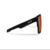 Bertoni Sport Polarized Sunglasses for Men Women in TR90 100% UV Block mod. Fulvio (Matt Black - Red Mirror Lenses) view 3