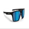 Bertoni Sport Polarized Sunglasses for Men Women in TR90 100% UV Block mod. Fulvio (Matt Black - Blue Mirror Lenses) view 1