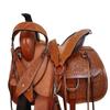 Genuine Leather Western Roping Ranch Horse Saddle Floral Tooled TACK 15 16 17 18 (16) view 1