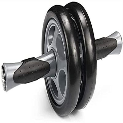 SMSOM Ab Roller Wheel, Ab Workout Equipment for Abdominal Exercise, Ab Roller Wheel Exercise Equipment for Core Workout, Ab Wheel Roller for Home Gym (Color : Black)