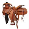 Genuine Leather Western Roping Ranch Horse Saddle Floral Tooled TACK 15 16 17 18 (15) view 2