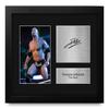 HWC Trading USL Framed Dwayne Johnson The Rock Gifts Printed Signed Autograph Picture for WWE & WWF Memorabilia Fans - US Letter Size view 1