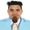 HPO Men's Goatee Synthetic Fiber with Human Hair Blend Beard (Dark Brown)