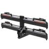 KUAT 1.25" Piston Pro X LED Dual Ratchet Hitch Rack - Secure Rugged Kashima-Coated Portable Foldable Easy-to-Use No Frame Contact 2-Bike Hauling Platform with 53" Max Wheelbase & 5" Max Tire Width view 2