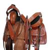 15 16 17 18 Roping Comfy Trail Pleasure Tooled Leather Western Horse Saddle TACK Set (18 Inch) view 1