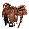 15 16 17 18 Roping Comfy Trail Pleasure Tooled Leather Western Horse Saddle TACK Set (18 Inch) view 2