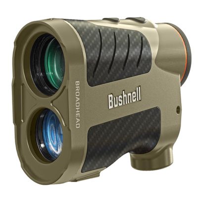 Bushnell Broadhead Hunting Laser Rangefinder - 6x24mm Archery Range Finder for Bow Hunting with Angle Range Compensation, Weatherproof Design and Low Light Display