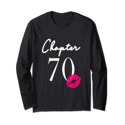 70th Birthday Women's And Girls Long Sleeve T-Shirt