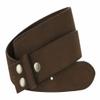 2 Count Women's Casual Jean Suede Leather Belt Strap 1-1/2"(38mm) Wide (Brown/Black, 38) view 2