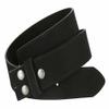 2 Count Women's Casual Jean Suede Leather Belt Strap 1-1/2"(38mm) Wide (Brown/Black, 38) view 3