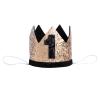 1st Birthday Outfit Boy Baby First 1/2 Birthday Cake Smash Photo Props Gentleman Black Top Hat Romper Suspenders Bloomers Diaper Cover Headband Baby Shower Half One Year Old Black + Yellow One 1 Year view 2