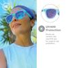 Knockaround Premiums Sport - Polarized Running Sunglasses for Women & Men - Impact Resistant Lenses & Full UV400 Protection, Icy Blue/Moonshine view 4