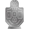 ACTIONUNION Airsoft Target All Metal Shooting Target (Stainless Steel) view 1