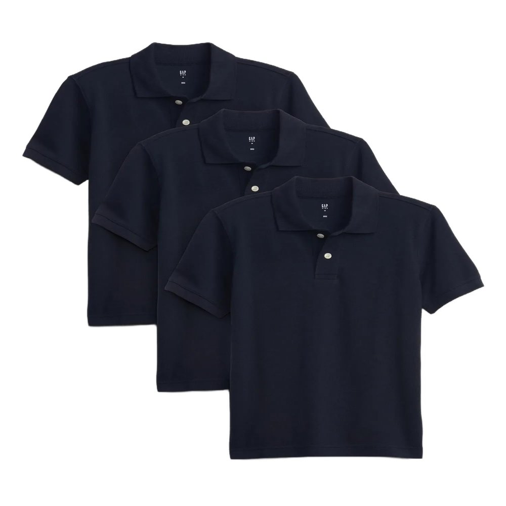 GAP Boys Uniform Polo, True Indigo 340, XL