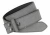 2 Count Women's Casual Jean Suede Leather Belt Strap 1-1/2"(38mm) Wide (Gray/Black, 36) view 2
