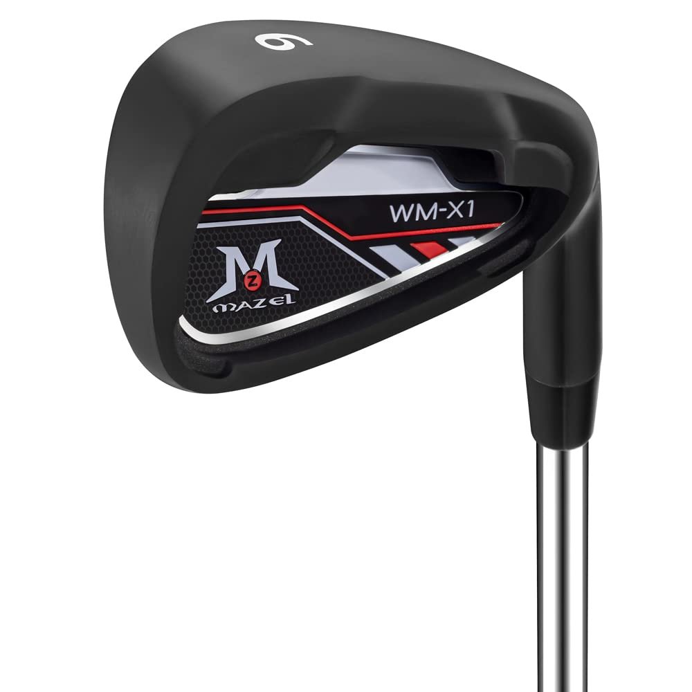 MAZEL WM-X1/2 Individual Men Golf Club Irons 1,2,3,4,5,6,7,8,9,Pitching Wedge,Approach Wedge,Sand Wedge with Graphite/Steel Shafts for Right Handed