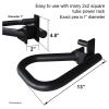 Dip Bar Attachments Attachment Set for 2"x2" or 3"x3"Steel Tubing Power Cages, Multi Grip Set of 2, for a Squat Rack (Size : for 2" x 2" Tube Power Cage) view 2