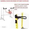 Dip Bar Attachments Attachment Set for 2"x2" or 3"x3"Steel Tubing Power Cages, Multi Grip Set of 2, for a Squat Rack (Size : for 2" x 2" Tube Power Cage) view 3