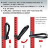 Dip Bar Attachments Attachment Set for 2"x2" or 3"x3"Steel Tubing Power Cages, Multi Grip Set of 2, for a Squat Rack (Size : for 2" x 2" Tube Power Cage) view 4