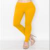 ALWAYS Soft Leggings for Women - High Waisted Tummy Control Compression Yoga Workout Pants Gold Mustard Plus view 4