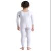 Daenrui Kids Girls Boys Long Sleeves Full Body Gymnastic Ballet Dance Unitard Stretch One Piece Leotard Bodysuit White 8-10 Years view 2