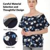 TOMMHANES AMISGUOER Post Shoulder Surgery Shirt - Short Sleeve Rehab Clothes with Drain Management Pockets (KF01-L) view 3