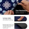 WCPQT Suede Rubber Print Portable Exercise Mat,Round Professional Not-Slip Yoga Food,for Pilates Stretching Meditation-K Diameter 140cm view 3