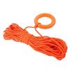 YUEWO Water Floating Lifesaving Rope with Buckle and Hand Ring Professional Throwing Rescue Rope, for Rowing, Surfing, Fishing, Rafting, Water Rescue Equipment, Orange (10mm x 98.4ft) view 1