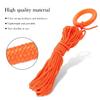 YUEWO Water Floating Lifesaving Rope with Buckle and Hand Ring Professional Throwing Rescue Rope, for Rowing, Surfing, Fishing, Rafting, Water Rescue Equipment, Orange (10mm x 98.4ft) view 3