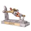 Same Day Awards Soccer Goalie Trophy  Premium Hand Painted Resin Award with Custom Engraved Plate, Goalkeeper Action Design Recognition Prize for Tournaments Leagues and School Competitions view 1