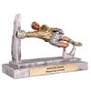 Same Day Awards Soccer Goalie Trophy  Premium Hand Painted Resin Award with Custom Engraved Plate, Goalkeeper Action Design Recognition Prize for Tournaments Leagues and School Competitions view 2