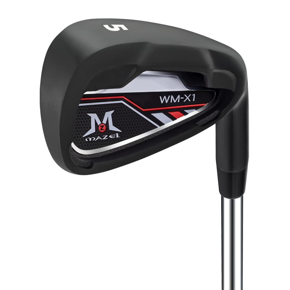 MAZEL WM-X1/2 Individual Men Golf Club Irons 1,2,3,4,5,6,7,8,9,Pitching Wedge,Approach Wedge,Sand Wedge with Graphite/Steel Shafts for Right Handed