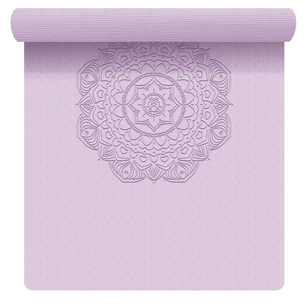 WCPQT Double-Sided Textured Surface Professional Fitness Mat,for Pilates Meditation Gymnastics,Premium Not-Slip Extra Thick Yoga Food-A 200x130x1.5cm(79x51x1inch)