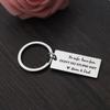 Beeshion Funny Don't Do Stupid Shit Keychain for Kids and Teenagers - New Driver Gift - Be Safe Have Fun (Mom & Dad) view 2