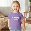 Birthday Girl Shirt Outfit Year Old Kids for Toddler 1st 2nd 3rd 4th 5th 6th 7th (Purple, 7 Years) view 2