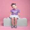 Birthday Girl Shirt Outfit Year Old Kids for Toddler 1st 2nd 3rd 4th 5th 6th 7th (Purple, 7 Years) view 4