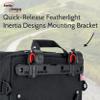 Inertia Designs - Express Panniers - Constructed Using Tear-Resistant, Industrial Grade Ballistic Nylon - Featherlight Quick-Release Mounting Bracket view 2